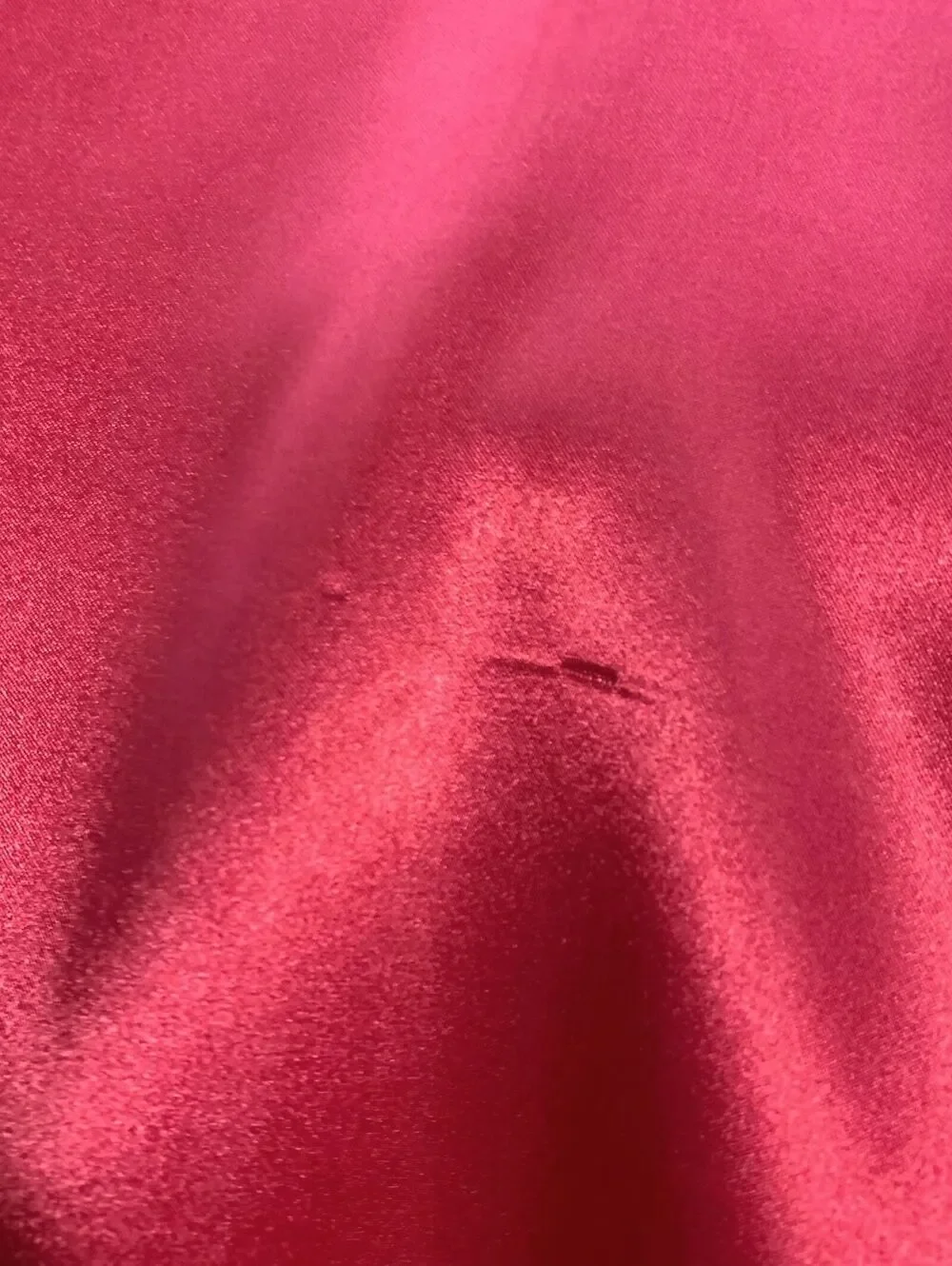 Y2K Hot Pink Metallic Satin Rectangle Scarf High Shine Wrap Shawl Multiwear
